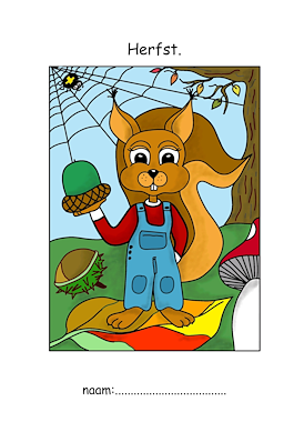 Lesmateriaal Werkboekje herfst groep 3 van auteur Juf Monique