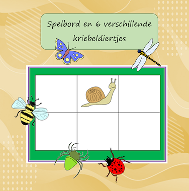Lesmateriaal plaats de kriebelbeestjes op de juiste plaats van auteur Jabbedabbedoe slide 2