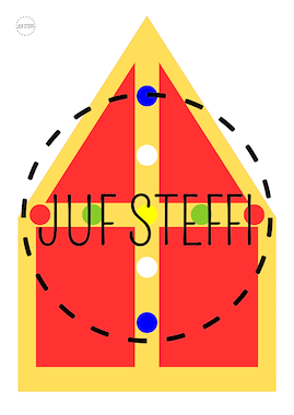 Lesmateriaal versier de mijter - legkaarten van auteur Juf Steffi slide 3