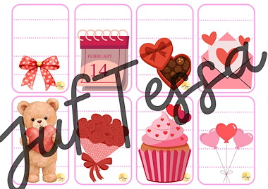 Lesmateriaal Kaartenspel grootste-kleinste Valentijn van auteur Juf Tessa slide 4