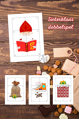 Lesmateriaal Dobbelspel Sinterklaas van auteur Thuisfuif slide 1