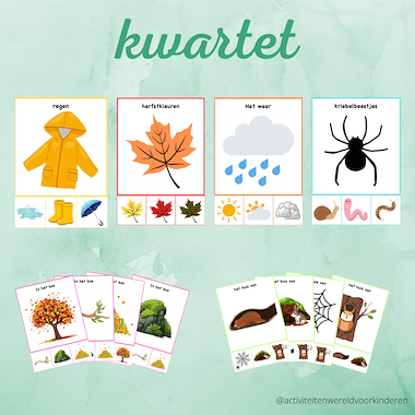 Lesmateriaal Herfst kwartet  van auteur Nanny Melissa