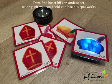 Lesmateriaal Zaklampspel Sinterklaas - tafel van 1 t/m 3 van auteur De klas van juf Laura slide 2