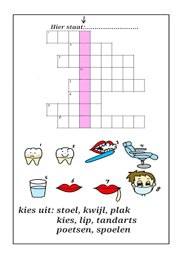 Lesmateriaal Werkboekje tandarts groep 3 van auteur Juf Monique slide 3