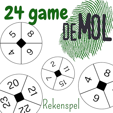 Lesmateriaal 24 game wie is de mol | Rekenspel | Rekenen rekenvolgorde van auteur My Teacher Shares