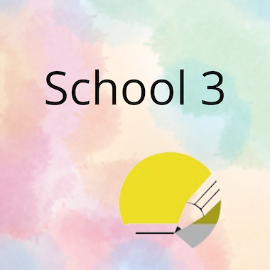 Lesmateriaal AN - de school (deel 3) - spel 5: woorden schrijven/stempele van auteur Peggy Van Rompaey