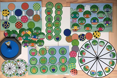 Lesmateriaal gezelschapsspel - kleurrijke kevers van auteur Little Play Friends slide 2