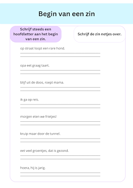 Lesmateriaal De hoofdletters van auteur Juf Chloe de mantaklas slide 2