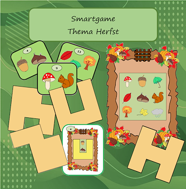 Lesmateriaal smartgame herfst van auteur Jabbedabbedoe