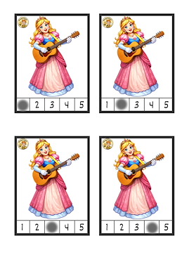 Lesmateriaal buurgetallen tot 5 van auteur Kleuterbijtjes slide 2