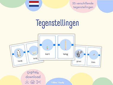 Lesmateriaal Tegenstellingen van auteur MilouMaakt slide 1