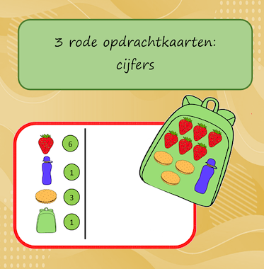 Lesmateriaal Zoek de juiste boekentas van auteur Jabbedabbedoe slide 4
