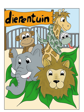 Lesmateriaal Werkboekje dierentuin groep 3 van auteur Juf Monique