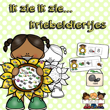 Lesmateriaal ik zie ik zie... kriebeldieren van auteur katrotje