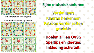 Lesmateriaal De lichtslinger - fijne motoriek - kleur - patroon van auteur Little Play Friends