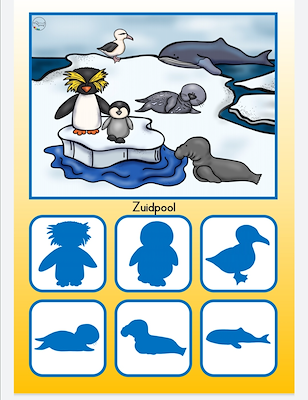 Lesmateriaal Dieren lotto plaatje / schaduw  van auteur JufJoyceKuenen slide 3
