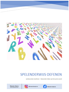 Lesmateriaal ATN - ondersteuningspakket zinnen van auteur Meester Warre slide 3