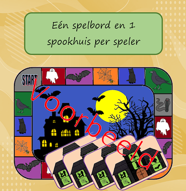 Lesmateriaal Bordspel Spookhuis van auteur Jabbedabbedoe slide 2