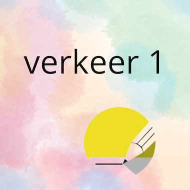 Lesmateriaal AN - het verkeer (deel 1) - spel 5: woorden schrijven/stempe van auteur Peggy Van Rompaey
