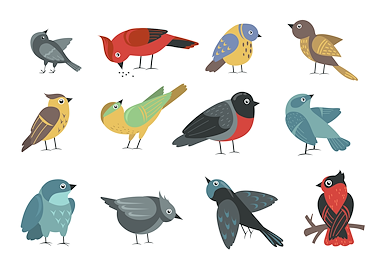 Lesmateriaal Kaspers' leer & kijk w.o. vogels 2 van auteur Gratis leuke leesboekjes