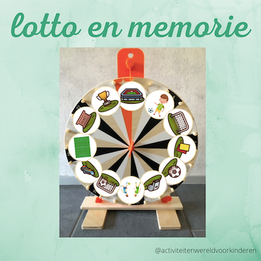 Lesmateriaal EK voetbal - Lotto/memorie van auteur Nanny Melissa
