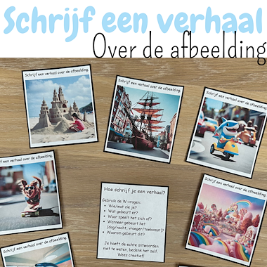 Lesmateriaal Schrijf een verhaal over de afbeelding | schrijfopdrachten van auteur My Teacher Shares
