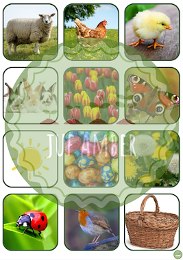 Lesmateriaal Bingo - Lente van auteur juf_Amber