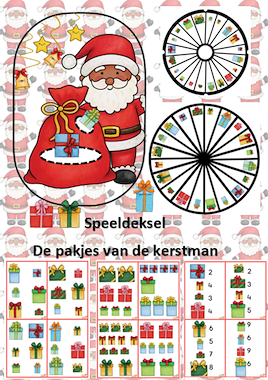Lesmateriaal digitaal speeldeksel: de pakjes van de kerstman van auteur Little Play Friends