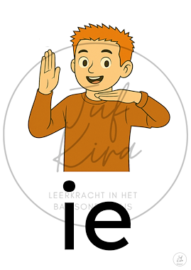 Lesmateriaal Klankgebaarkaarten van auteur Juf Kira slide 4