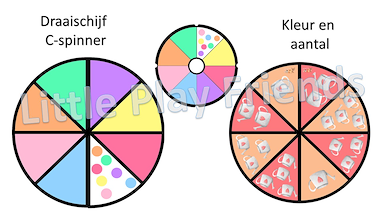Lesmateriaal bloemenspel met opdrachtkaarten en bloemen in 1 kleur van auteur Little Play Friends slide 4