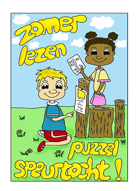Lesmateriaal Zomer lezen speurtocht van auteur Juf Monique