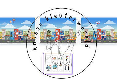 Lesmateriaal Achtergronden verkeer + woordkaarten van auteur knussekleuterwereld slide 1