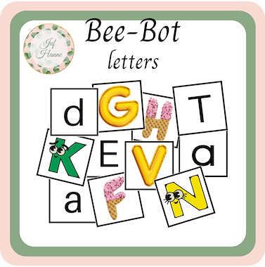 Lesmateriaal Bee-Bot - Letters van auteur Juf Hanne_