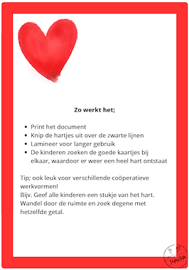 Lesmateriaal Valentijn - tellen van auteur PeuterKleuter slide 2