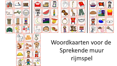 Lesmateriaal Sint - sprekende muur - rijmen van auteur Little Play Friends slide 2