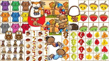 Lesmateriaal Mega muzikale bundel thema herfst van auteur Little Play Friends slide 2
