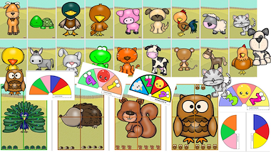 Lesmateriaal kentekens - symbolen dieren, klaswerking, spelbundel van auteur Little Play Friends slide 2