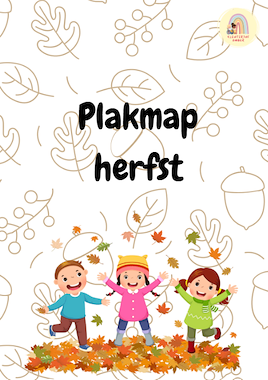 Lesmateriaal Plakmap herfst van auteur Kleuterjuf Amber