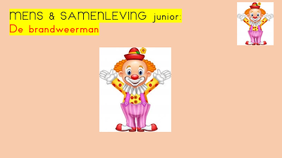 Lesmateriaal Mens & samenleving junior: de brandweerman van auteur Gratis leuke leesboekjes slide 1