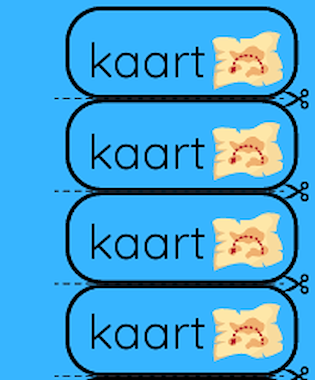 Lesmateriaal Loopspel Vol avontuur, thema Kinderboekenweek 2025 van auteur Kleuterjuf Monique slide 3