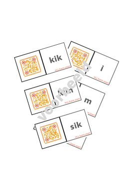 Lesmateriaal VLL - kern start - qr-codes lezen/dictee van auteur Peggy Van Rompaey
