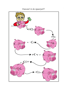 Lesmateriaal Rekenen met geld  van auteur Juf Monique slide 4