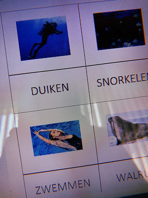 Lesmateriaal Wonderwaterwereld woordkaarten van auteur Juf Maya De Bij