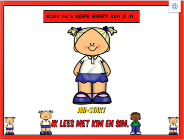 Lesmateriaal Lees met Kim en Sim: Kern Start: m & kim van auteur Gratis leuke leesboekjes
