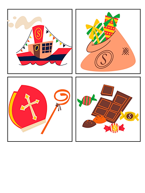 Lesmateriaal vliegenmepperspel Sinterklaaswoordenschat  van auteur juf Isabel