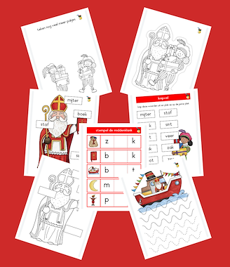 Lesmateriaal Sinterklaas taalbundel 2021 van auteur JufJoyceKuenen slide 3