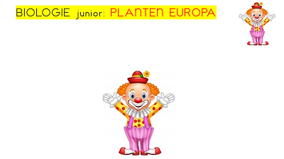 Lesmateriaal Biologie junior: planten Europa van auteur Gratis leuke leesboekjes slide 1