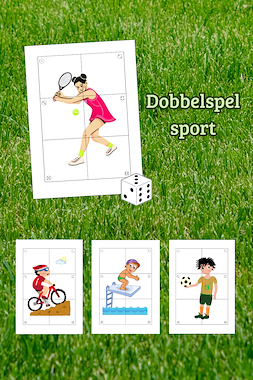 Lesmateriaal Dobbelspel sport van auteur Thuisfuif slide 1