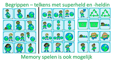 Lesmateriaal Sprekende muur - begrippen - de helden van onze planeet van auteur Little Play Friends slide 3