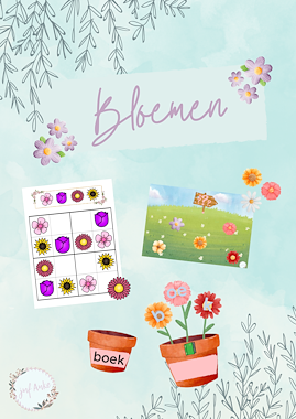 Lesmateriaal Thema: Bloemen (minibundel) van auteur Juf Anke